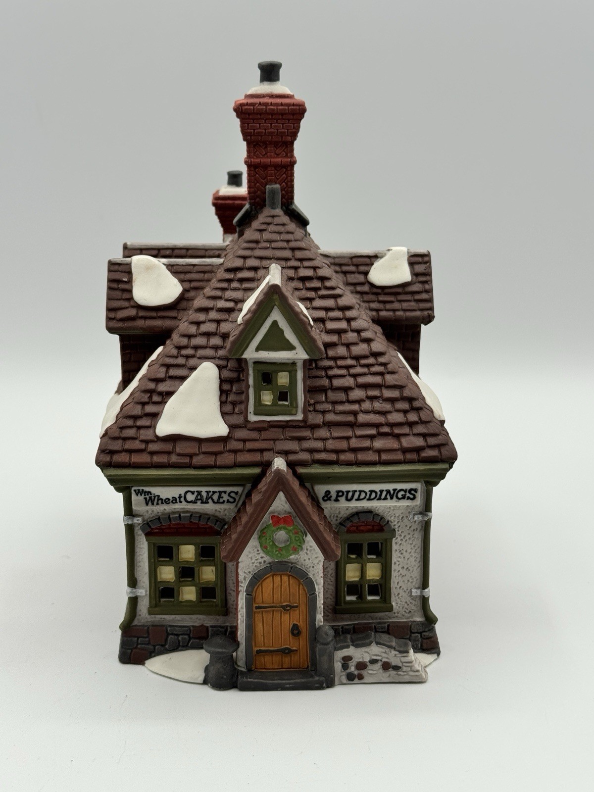 Dept 56 Dickens Village WM Wheat Cakes & Puddings #58084 1993 NO Light