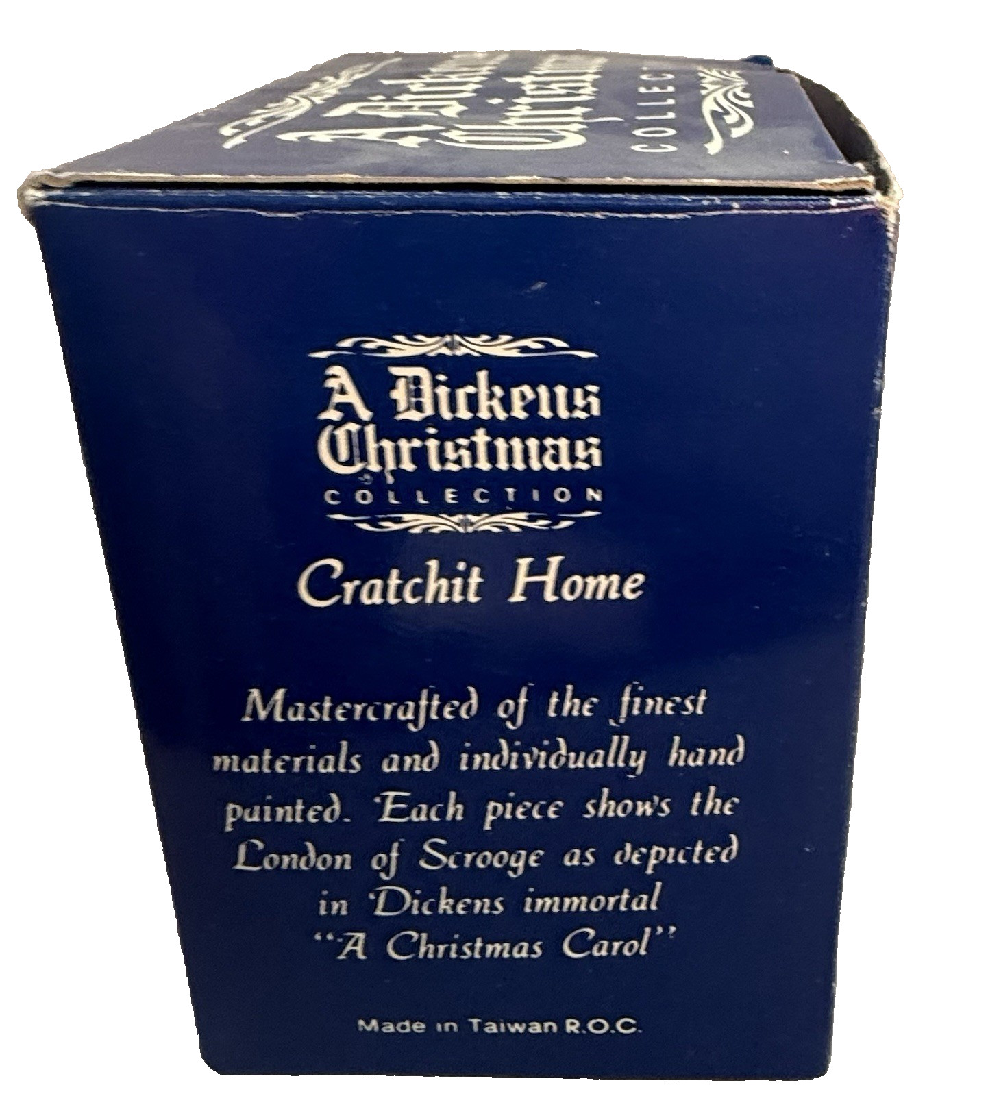 VTG 1988 A Dickens Christmas Collection Cratchit Home Hand Painted By RSVP Int
