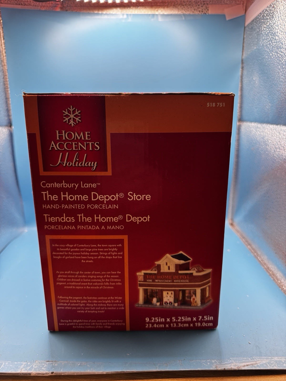 Canterbury Lane 2017 Home Depot Store Porcelain Lighted Christmas Village NIB