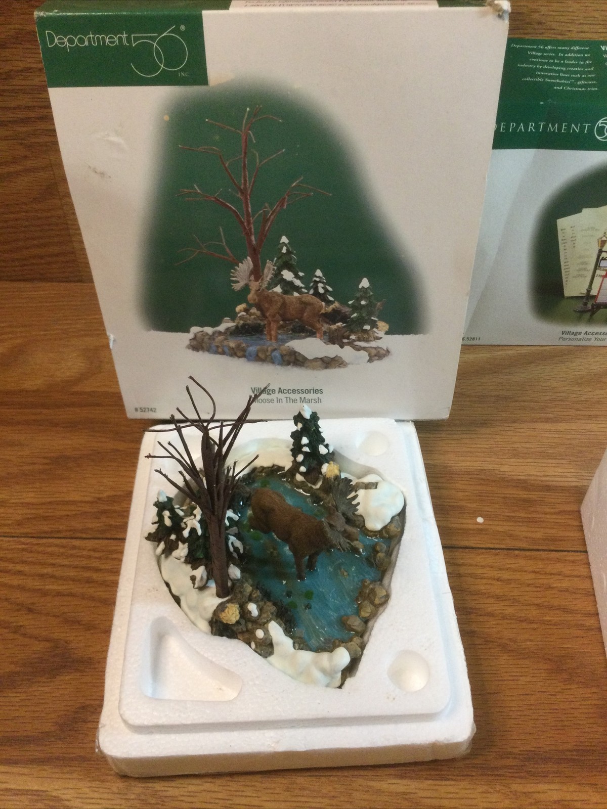 Department Dept 56 Village Accessories Moose in the Marsh&Village Accessories