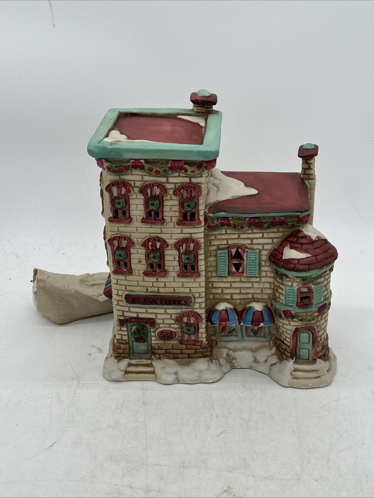 Jo-Ann Fabrics 50th Anniversary Lighted Porcelain HouseLimited Edition VTG 1993