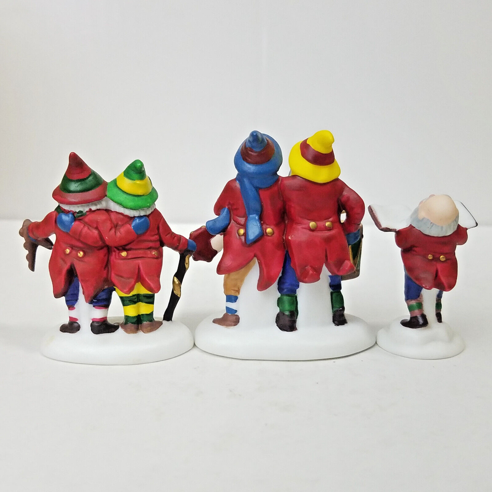 Dept 56 1993 Sing A Song For Santa Heritage North Pole 56316 U1 Red Elves Singer