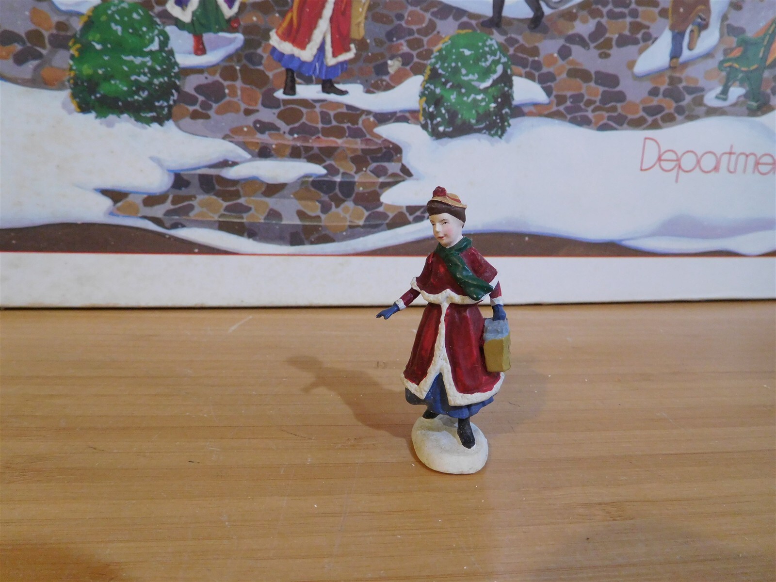 Dept 56 Village Animated Set – All Around The Park – Single Woman Walker