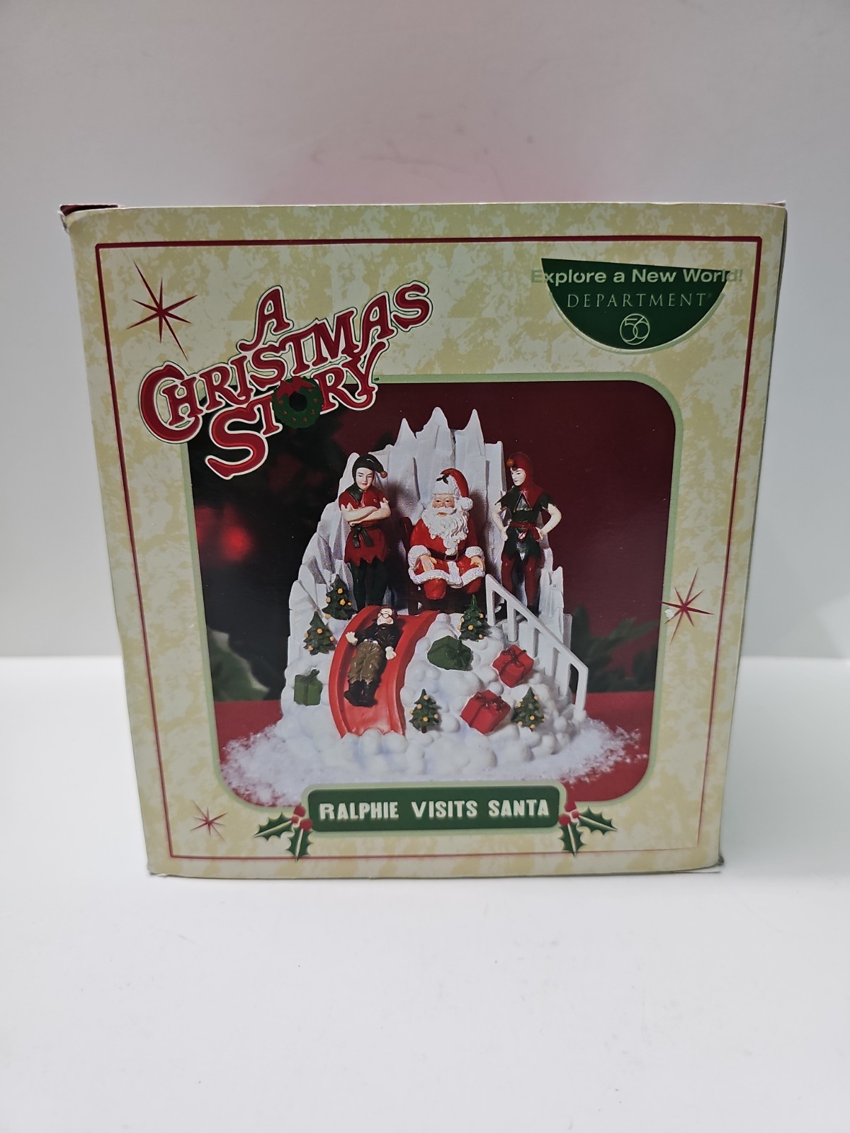 Department 56 A Christmas Story Ralphie Visits Santa Retired And Rear