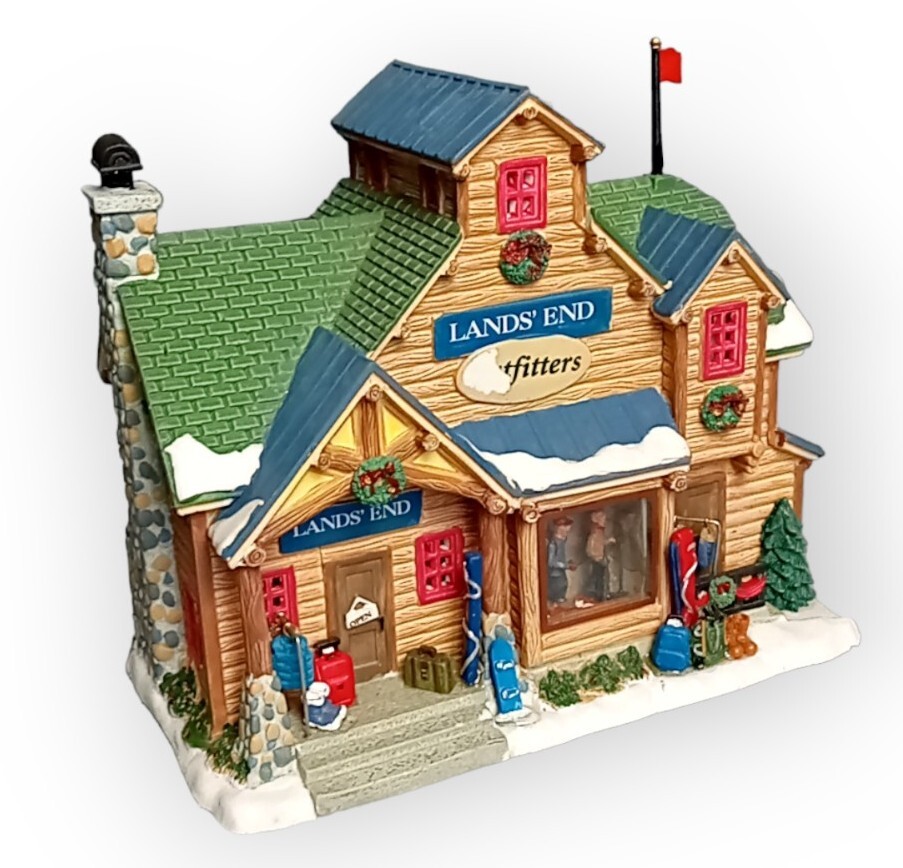 LAND’S END OUTFITTERS Lemax ’09 Christmas Village Lighted House 2000s Sears READ