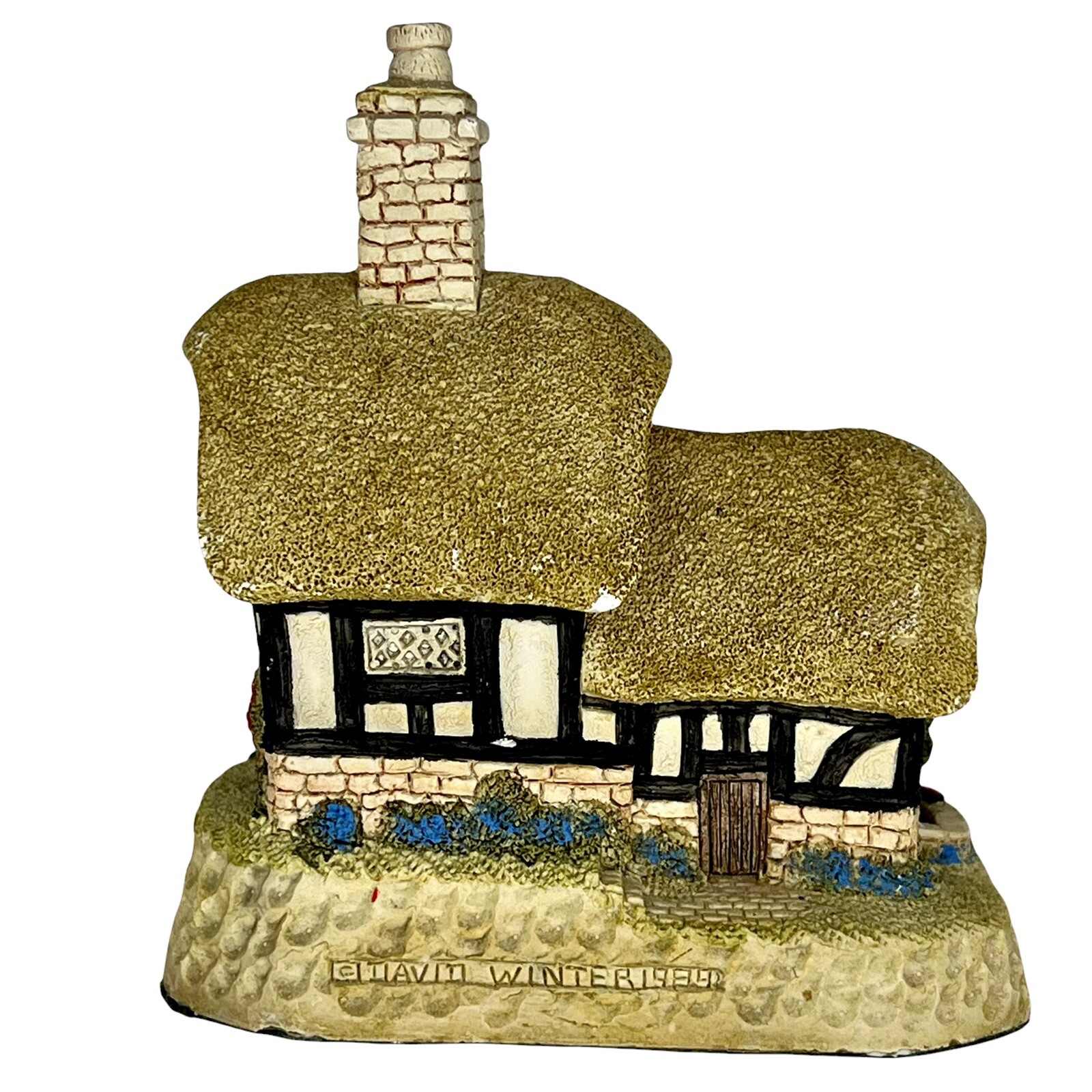 David Winter Blossom Cottage May British Traditions Retired Hand-Painted 1989