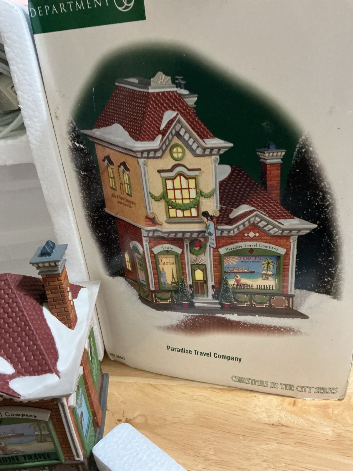 Dept 56 Christmas in the City Paradise Travel Company 58921
