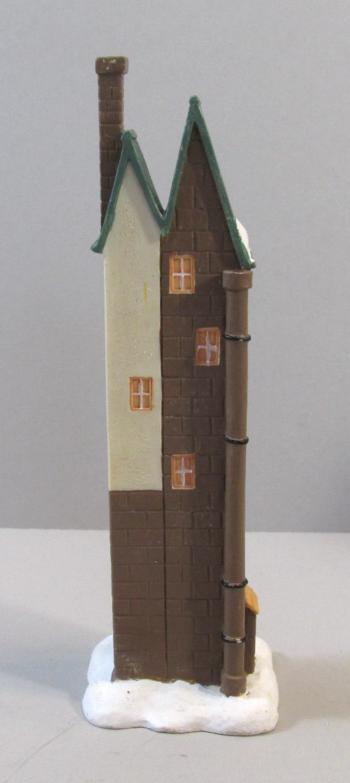 Lot of 3 Franks Nursery & Crafts Skinny Christmas Village Buildings