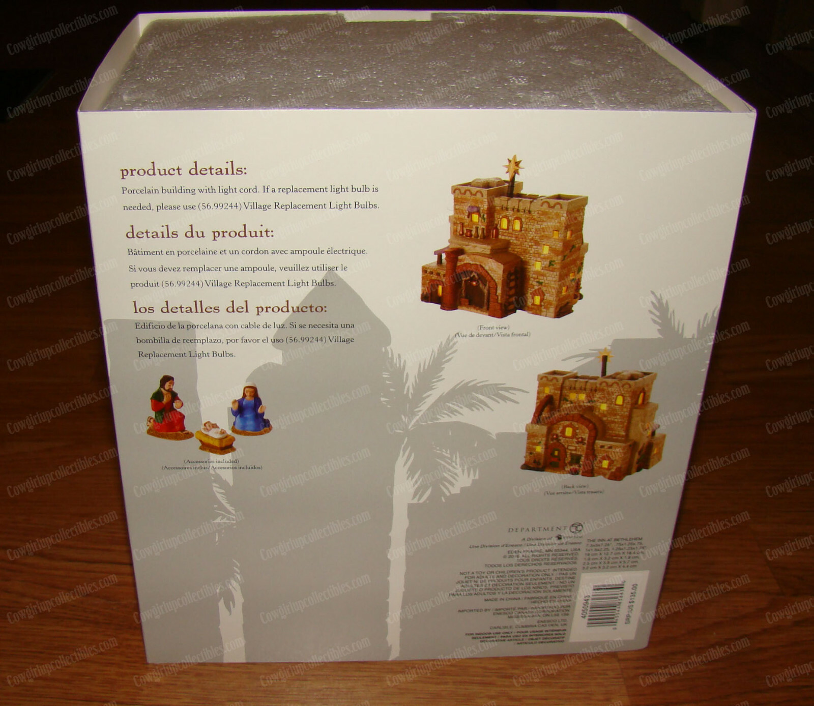 Department 56, Holy Land Little Town of BETHLEHEM INN (4050943) 5-Pieces