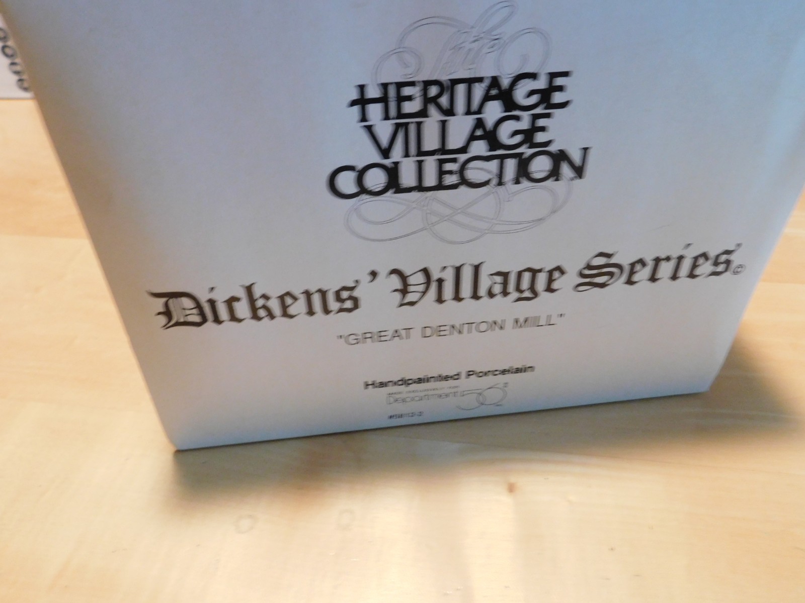 Vintage 1993 Dept.56 Great Denton Mill Dickens Village Series Retired