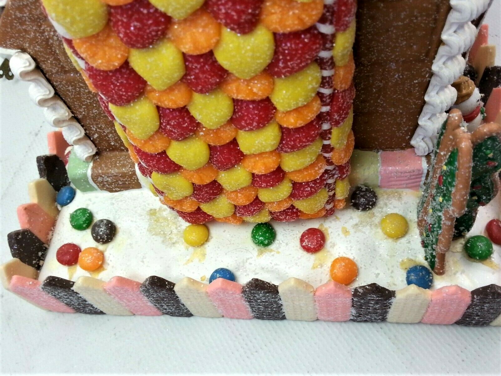 Traditions Lighted Gingerbread House ORIGINAL BOX Christmas Ceramic Resin 433439