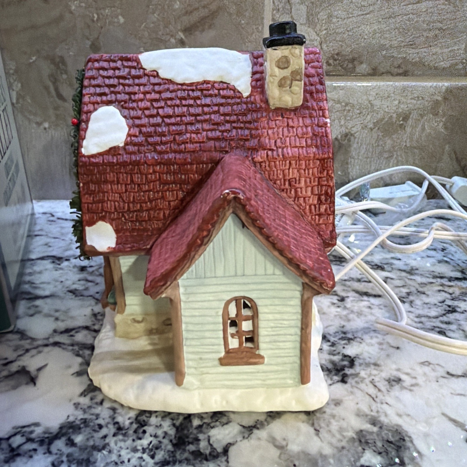 Vintage Lighted Christmas Valley Town House Village 1994 Seasonal Specialties