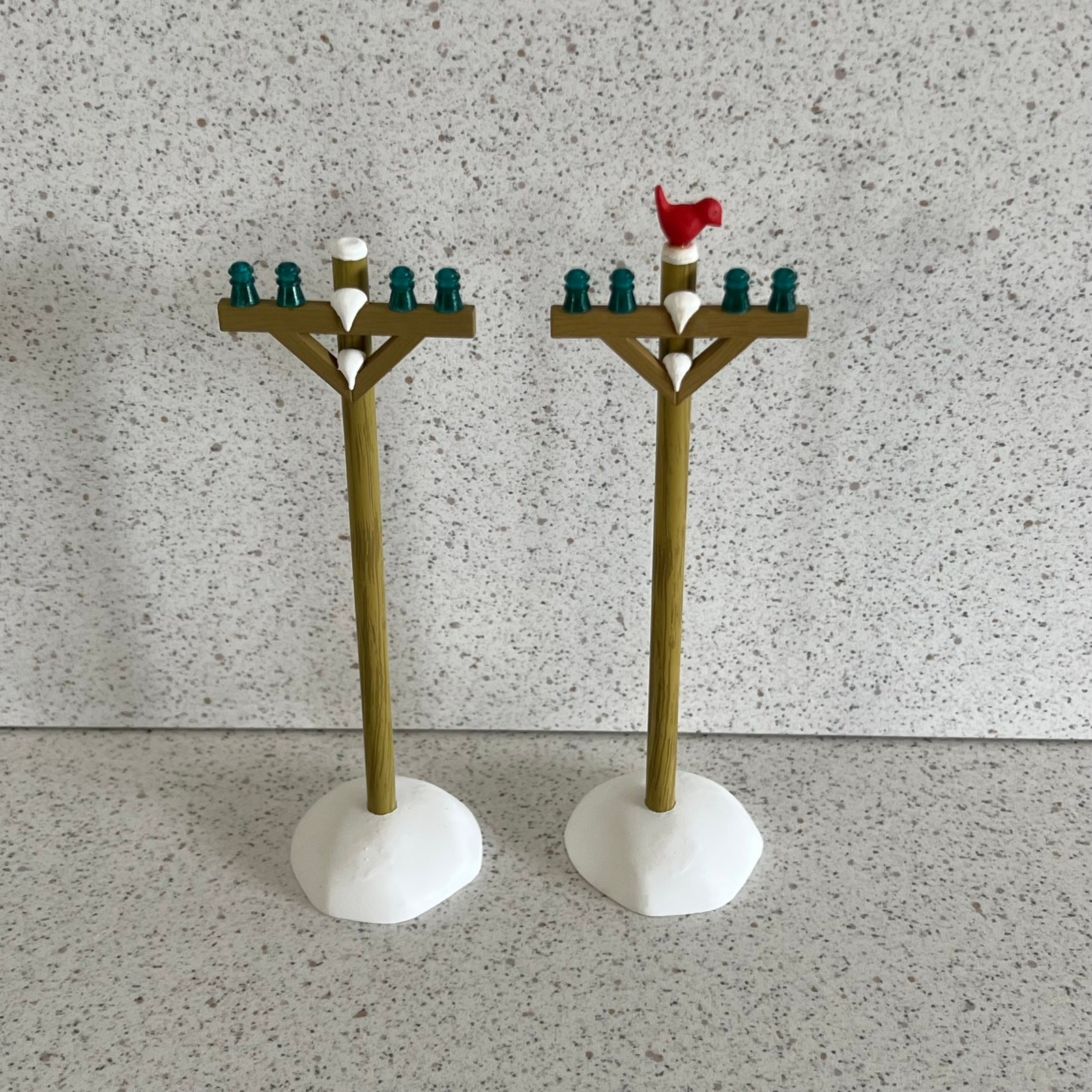 NEW Dept. 56 Telephone Poles Set of 6 Holiday Christmas Snow Village #52656