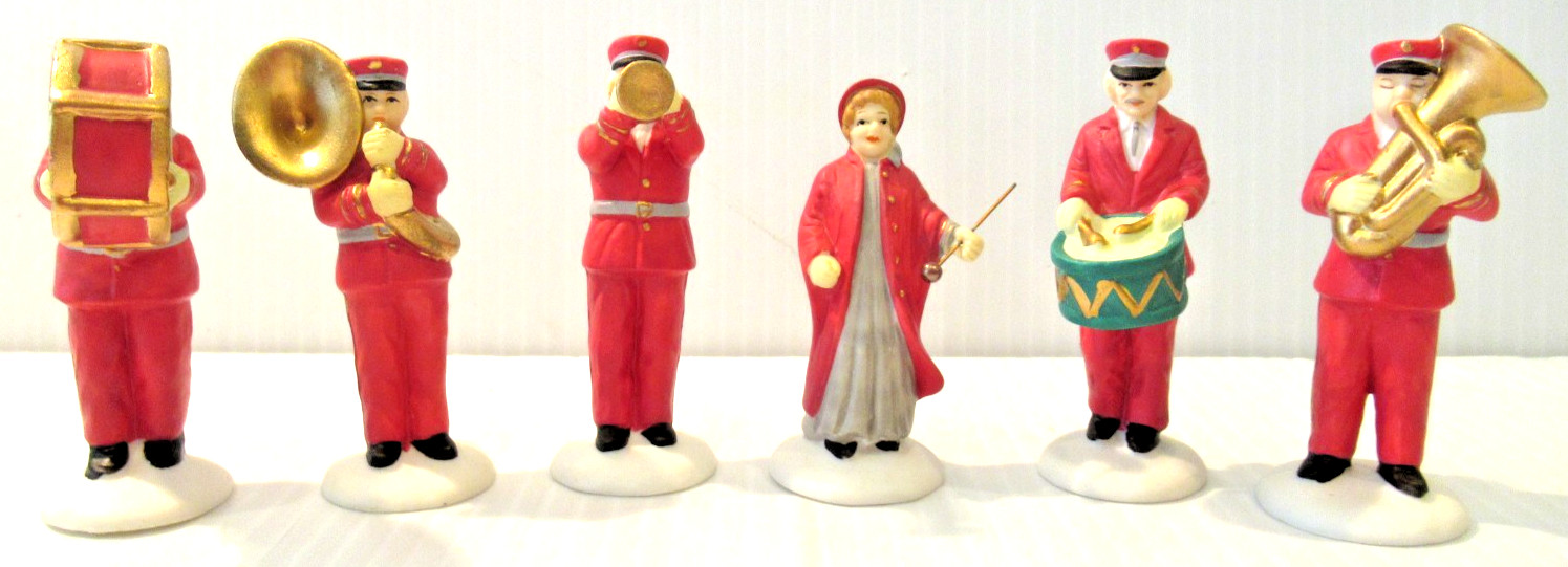 DEPT 56 “SALVATION ARMY BAND” ~ (SET OF 6) ~ *** CHRISTMAS IN THE CITY ***