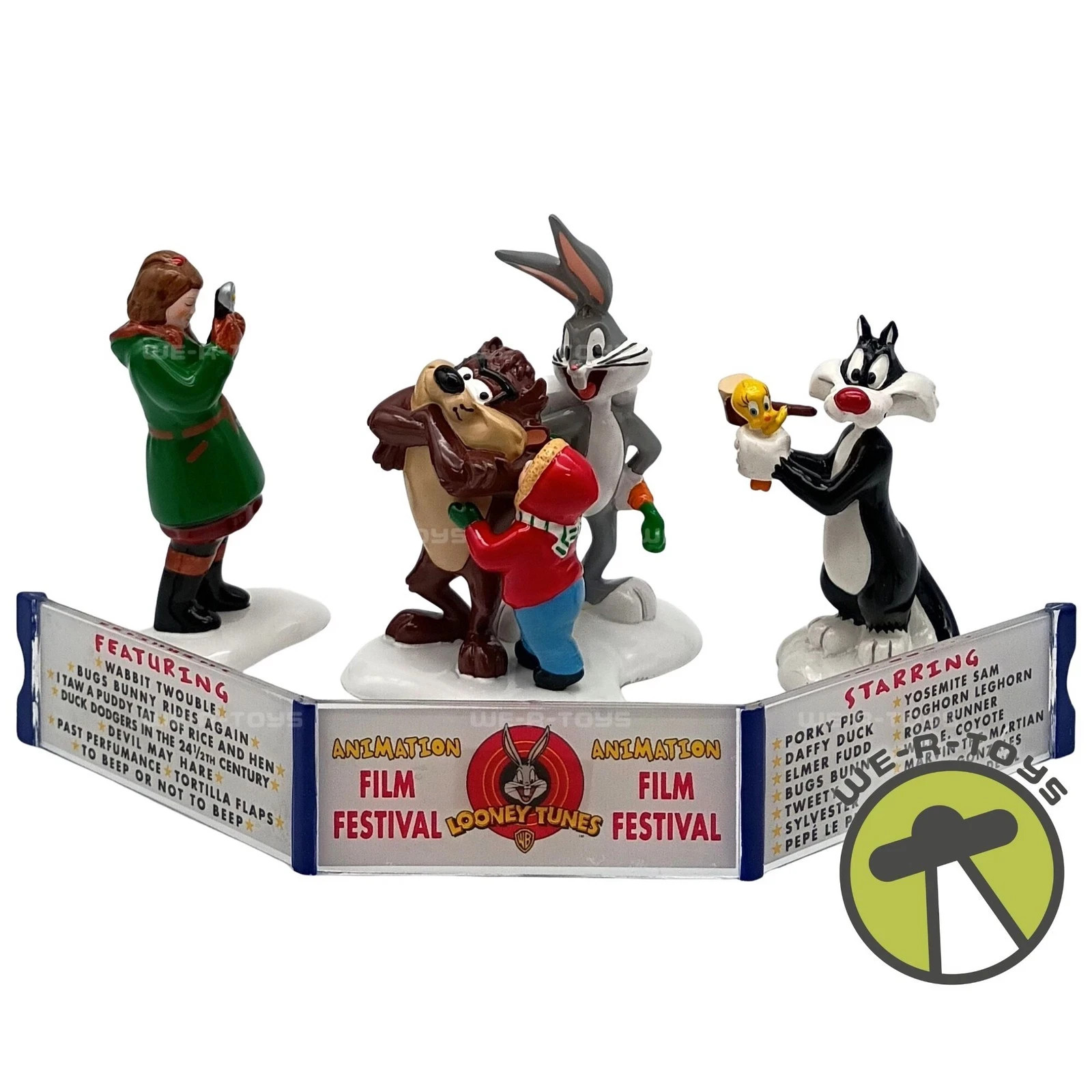 DEPT 56 Snow Village ~ LOONEY TUNES ANIMATION FILM FESTIVAL ~ #54983 in Box
