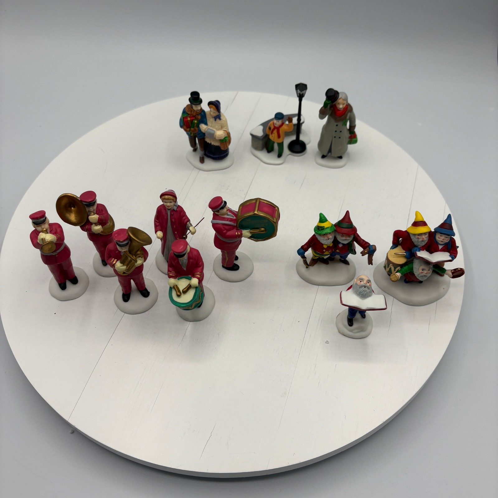 Christmas Heritage Village Salvation Army Band Carol Singing Figurines