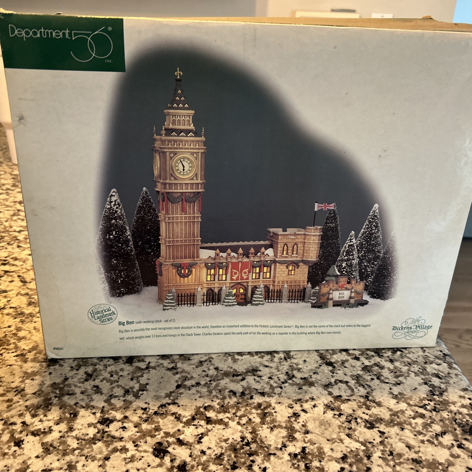 Dept 56 Dickens Village Series Historical Landmark – Big Ben – Retired 58341