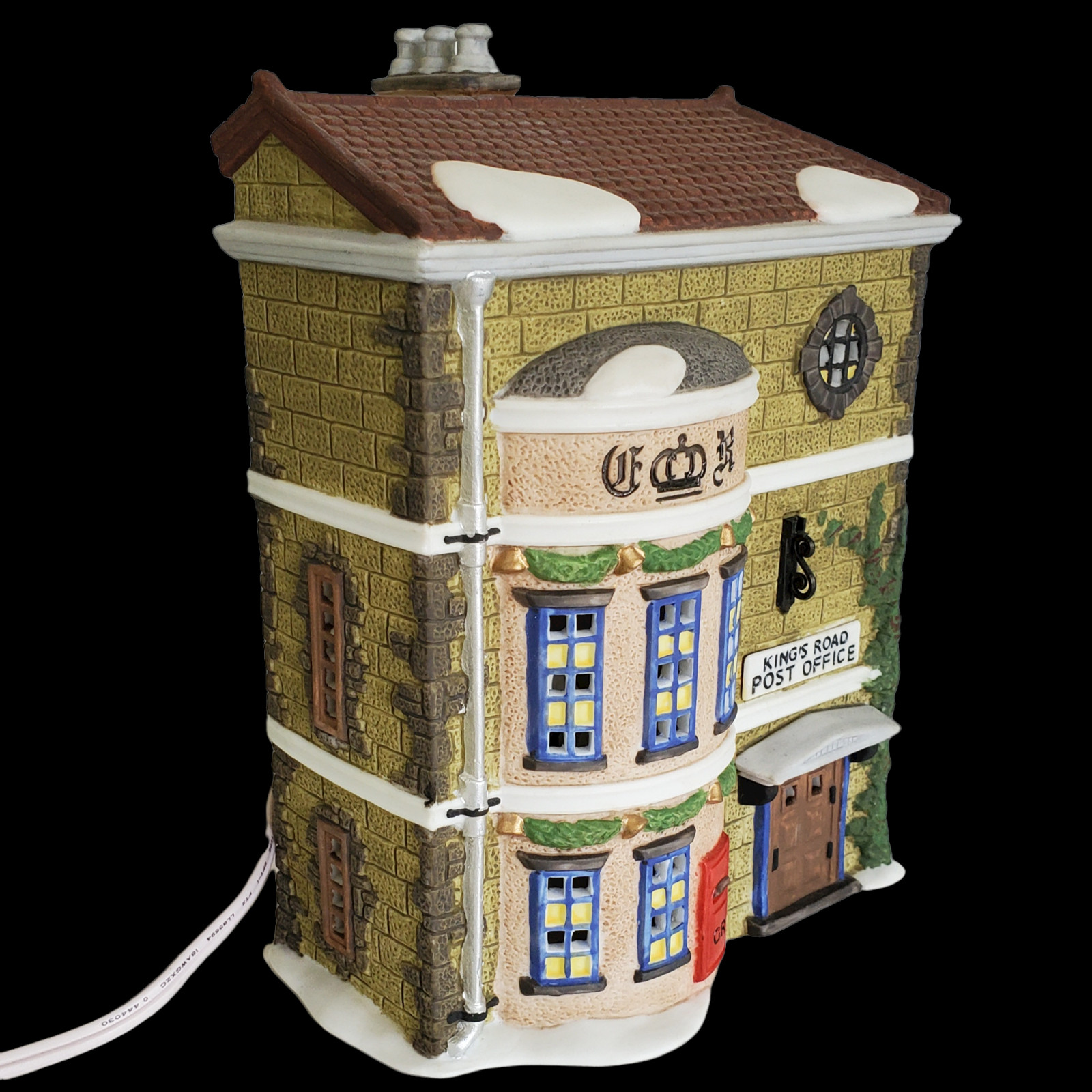 Department 56 King’s Road Post Office Village Handpainted Porcelain #5801-7