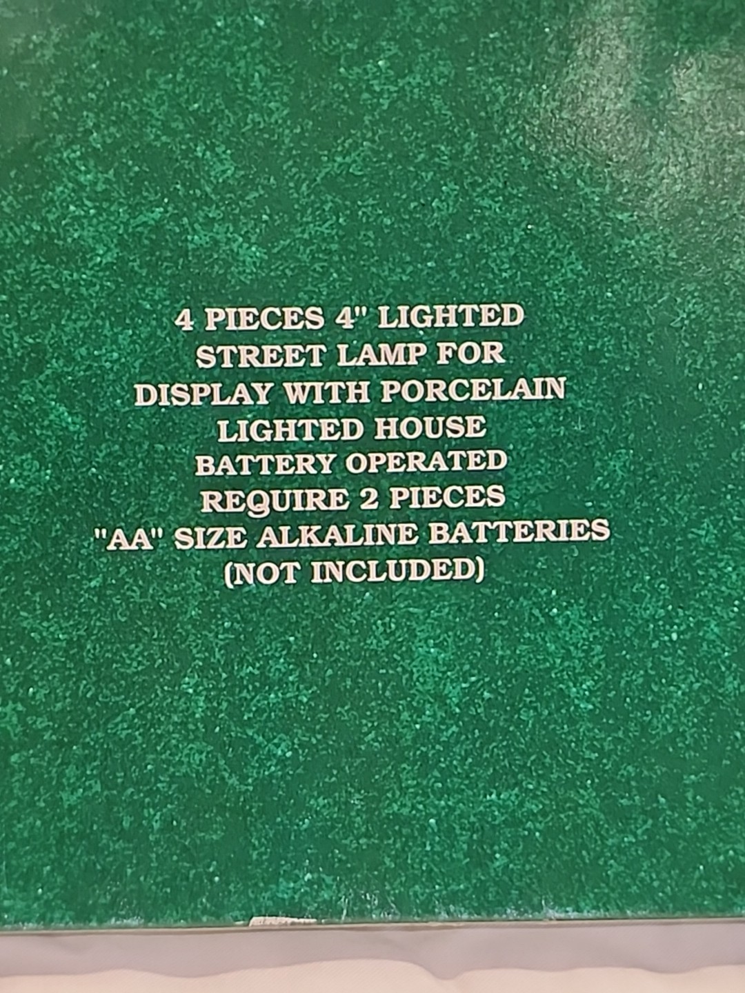 4 VTG Caldor Share The Joy Christmas Street Light Lamp Posts In Box Display