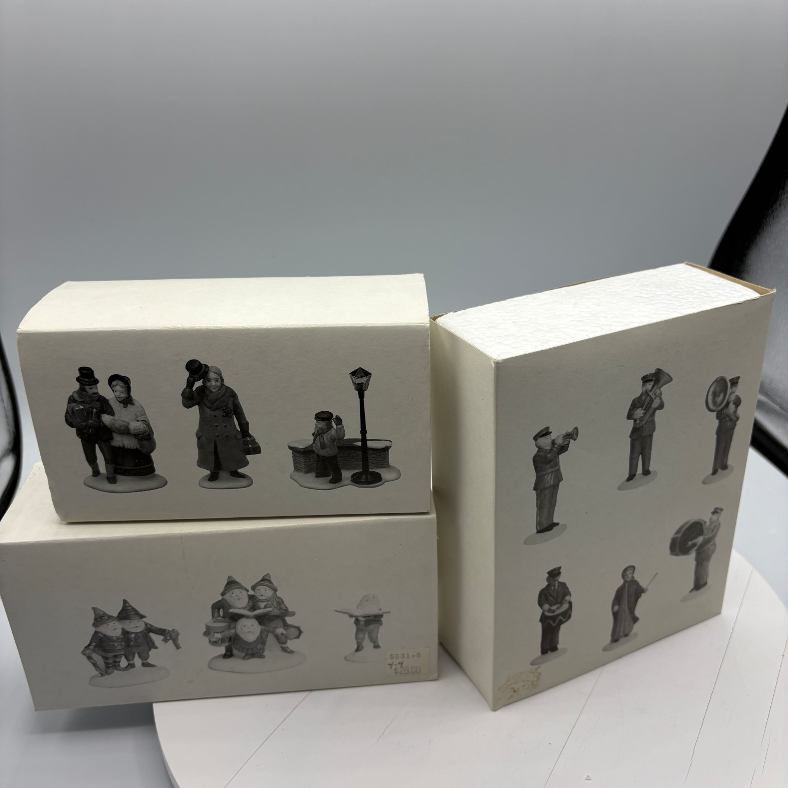 Christmas Heritage Village Salvation Army Band Carol Singing Figurines