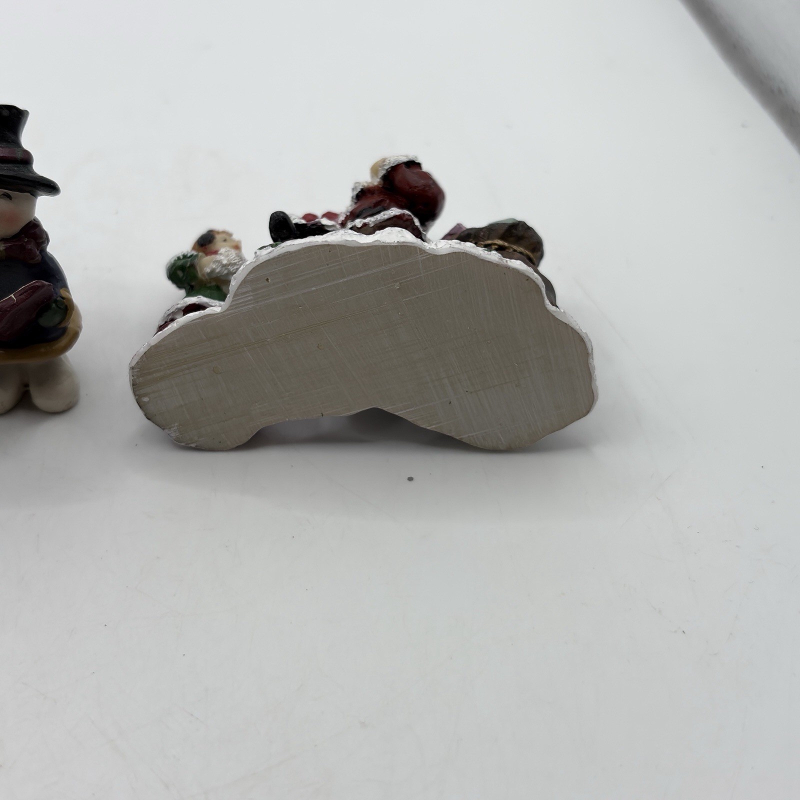 VTG Set Of Christmas Village Pieces People Figures Miniature Carolers Lot Of 7