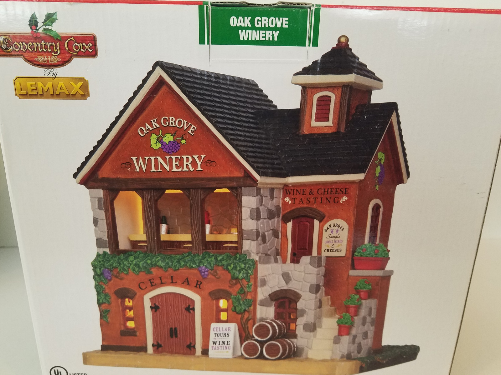 Lemax Coventry Cove Oak Grove Winery 2015 Lighted Christmas Village Building