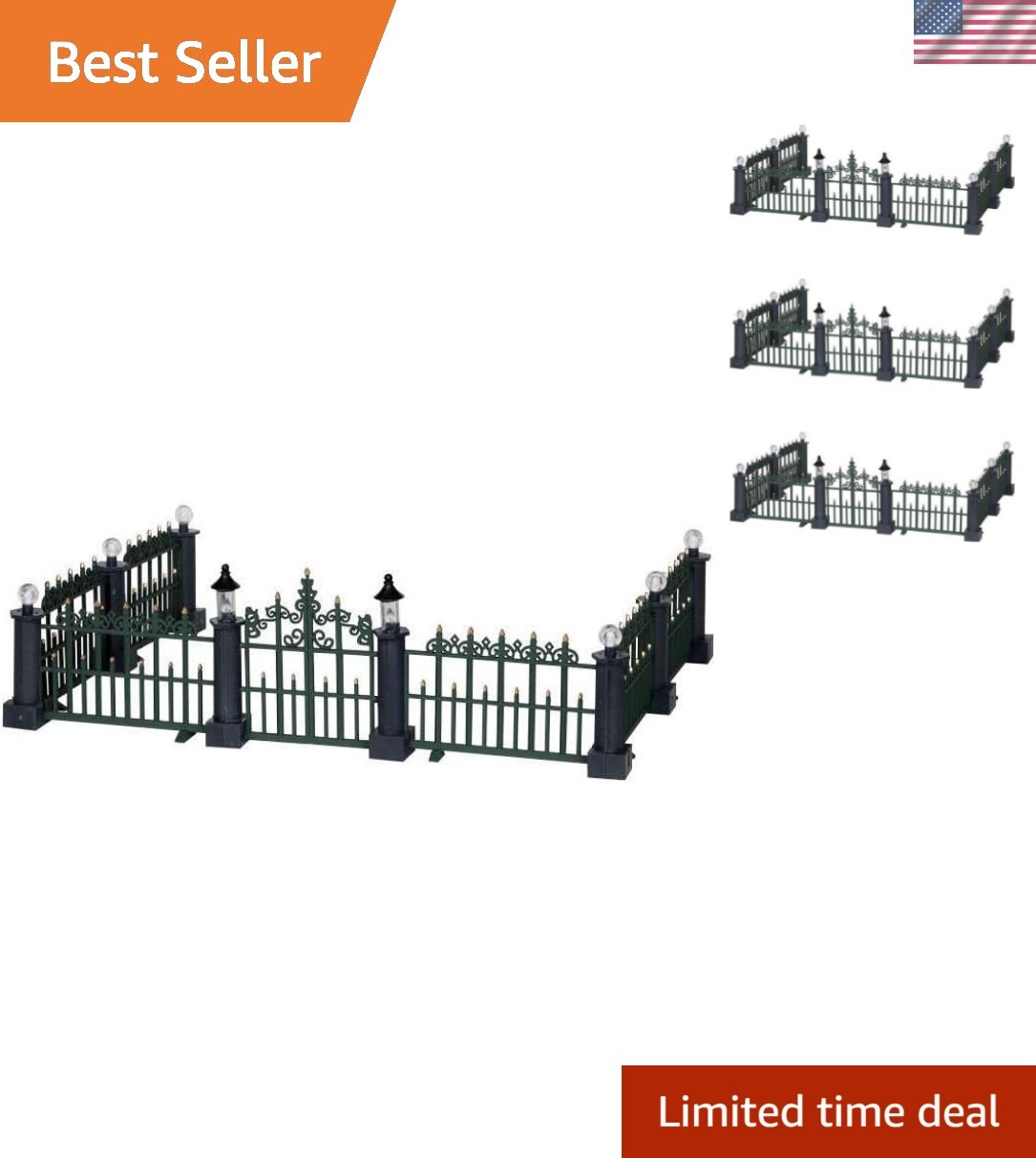 Village Collection Classic Victorian Fence Set of 7 24534