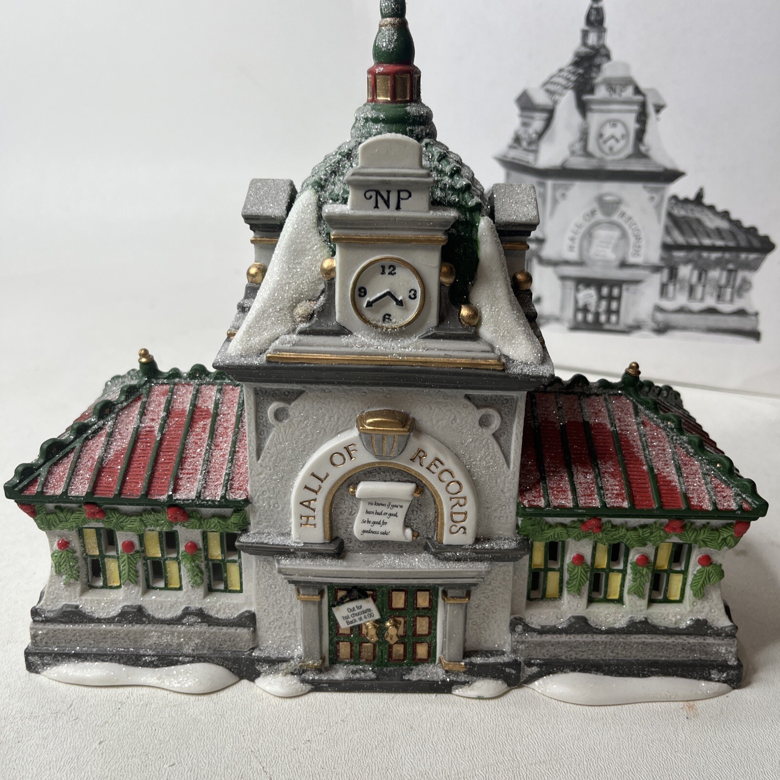 Department 56 Heritage Village North Pole Series “Hall of Records” 56392