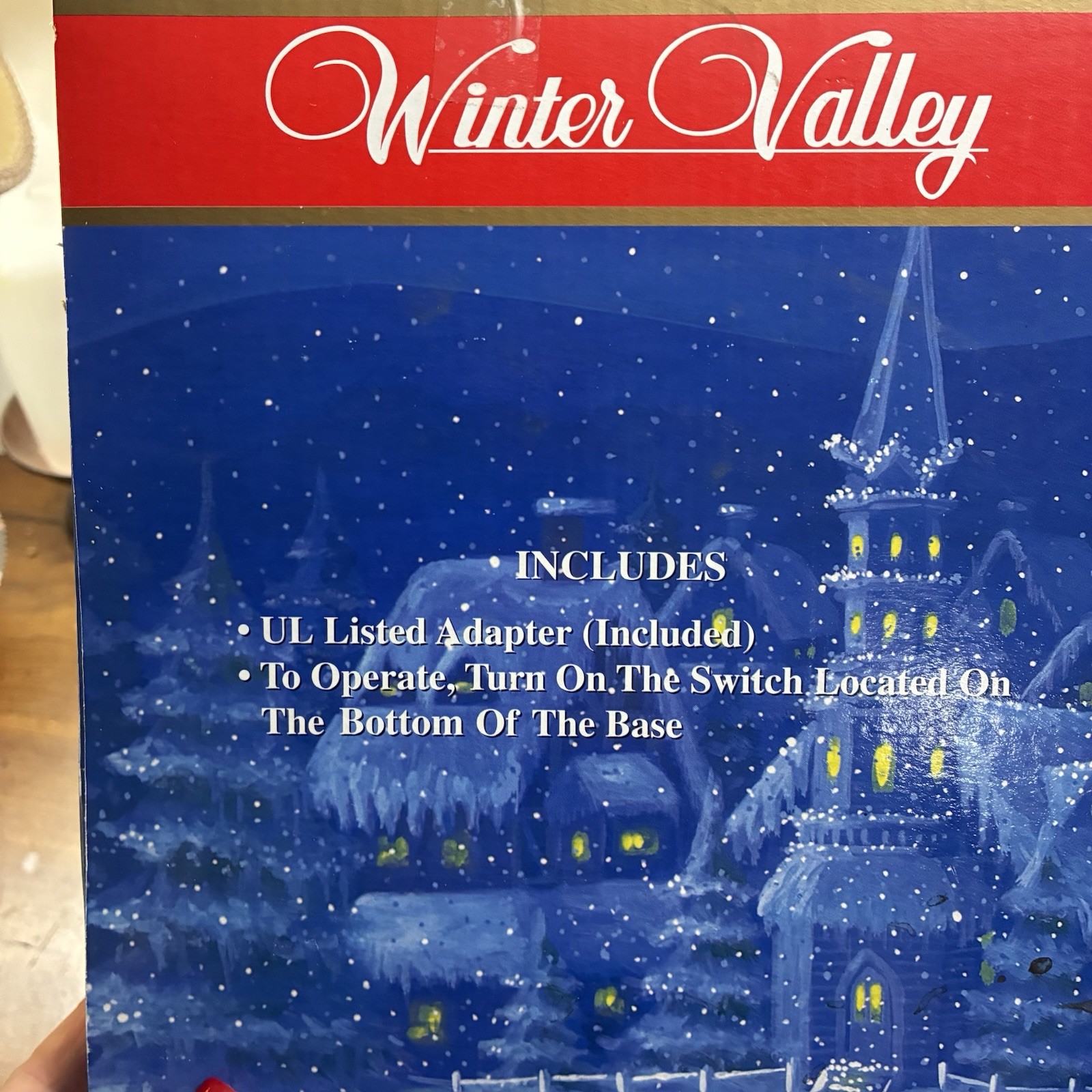 Atico Int. USA Fiber Optic Christmas Winter Valley 2003 Lighted Tested W Box