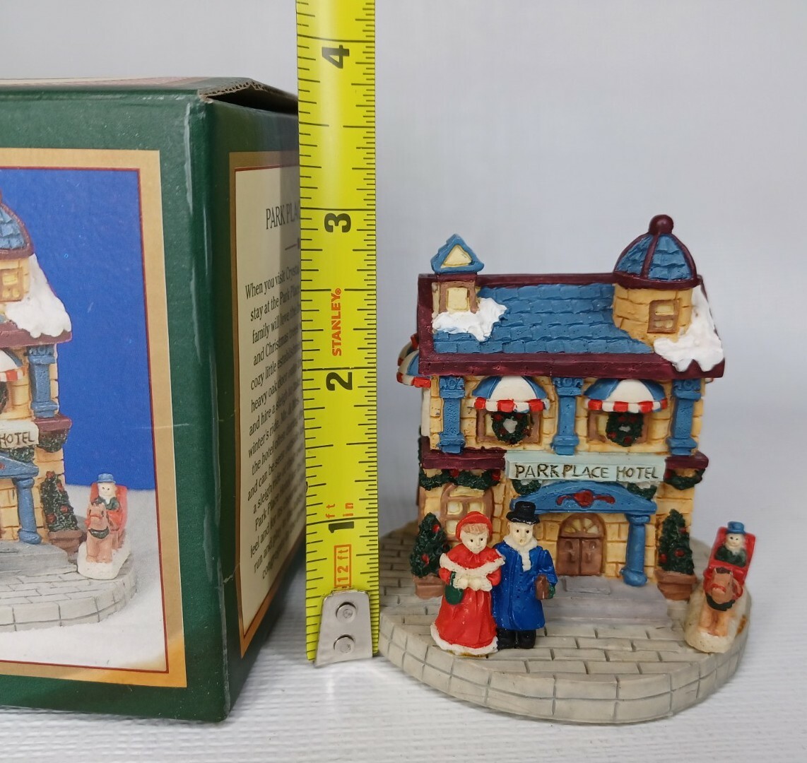 Crystal Falls Village Park Place Hotel Christmas Vintage 1994