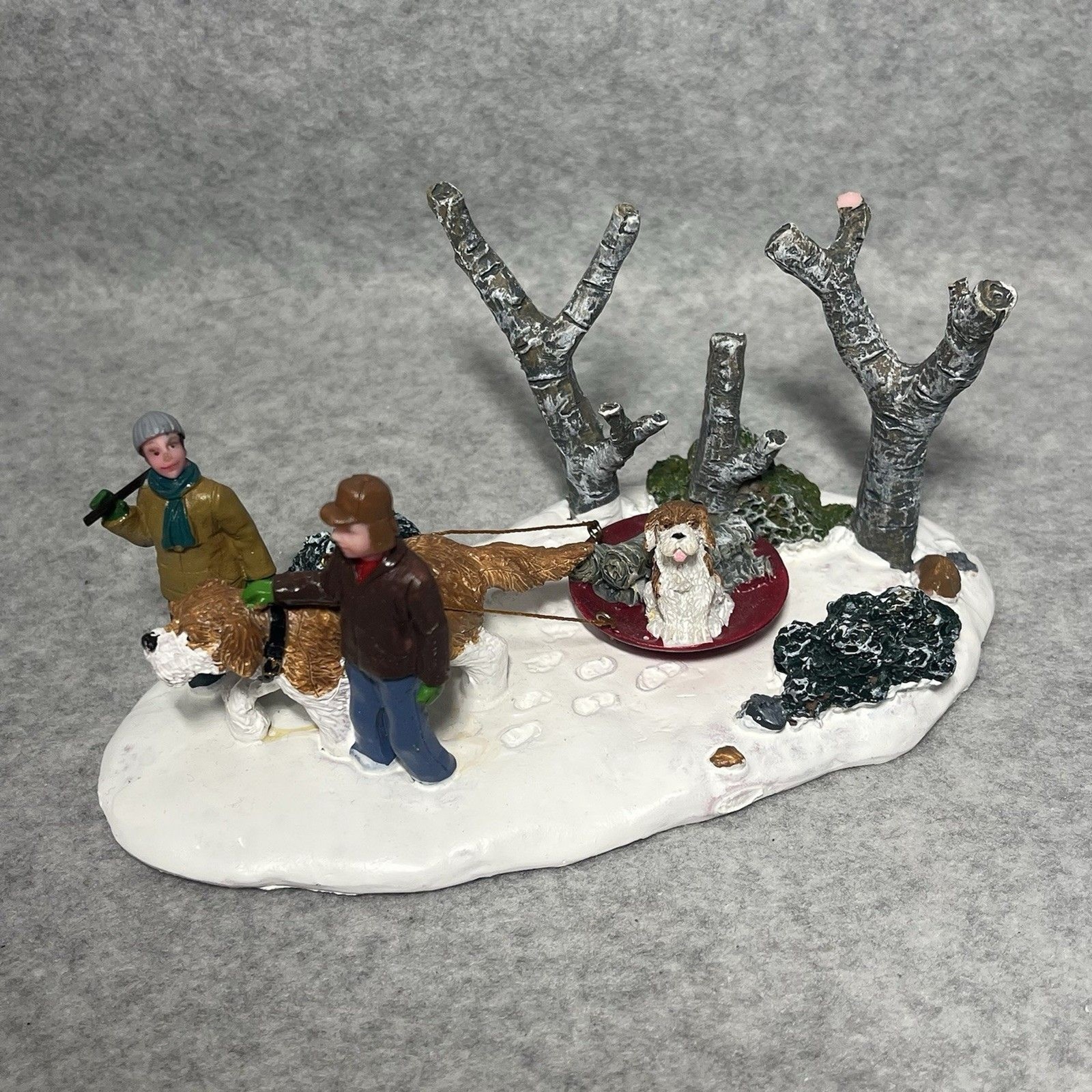 Lemax Christmas Village Mush Holidays Seasons 93761 Table Piece 2009 RETIRED