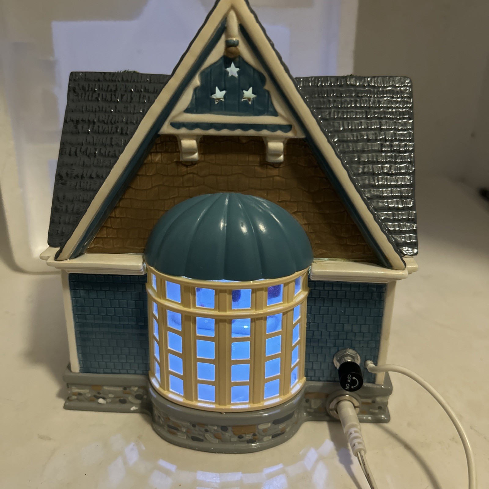 Dept 56, Snow Village, Roosevelt Park Band Shell, Musical, Patriotic, 56.55338