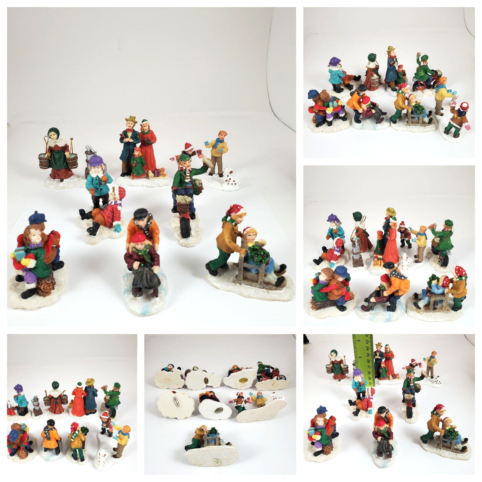 Christmas Town People & Accessories-58pc Mixed Lot -Lemax~Dept 56~O’Well~Other