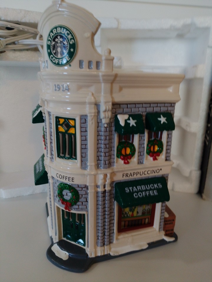 Department 56 Starbucks Coffee Snow Village – 54859. RETIRED