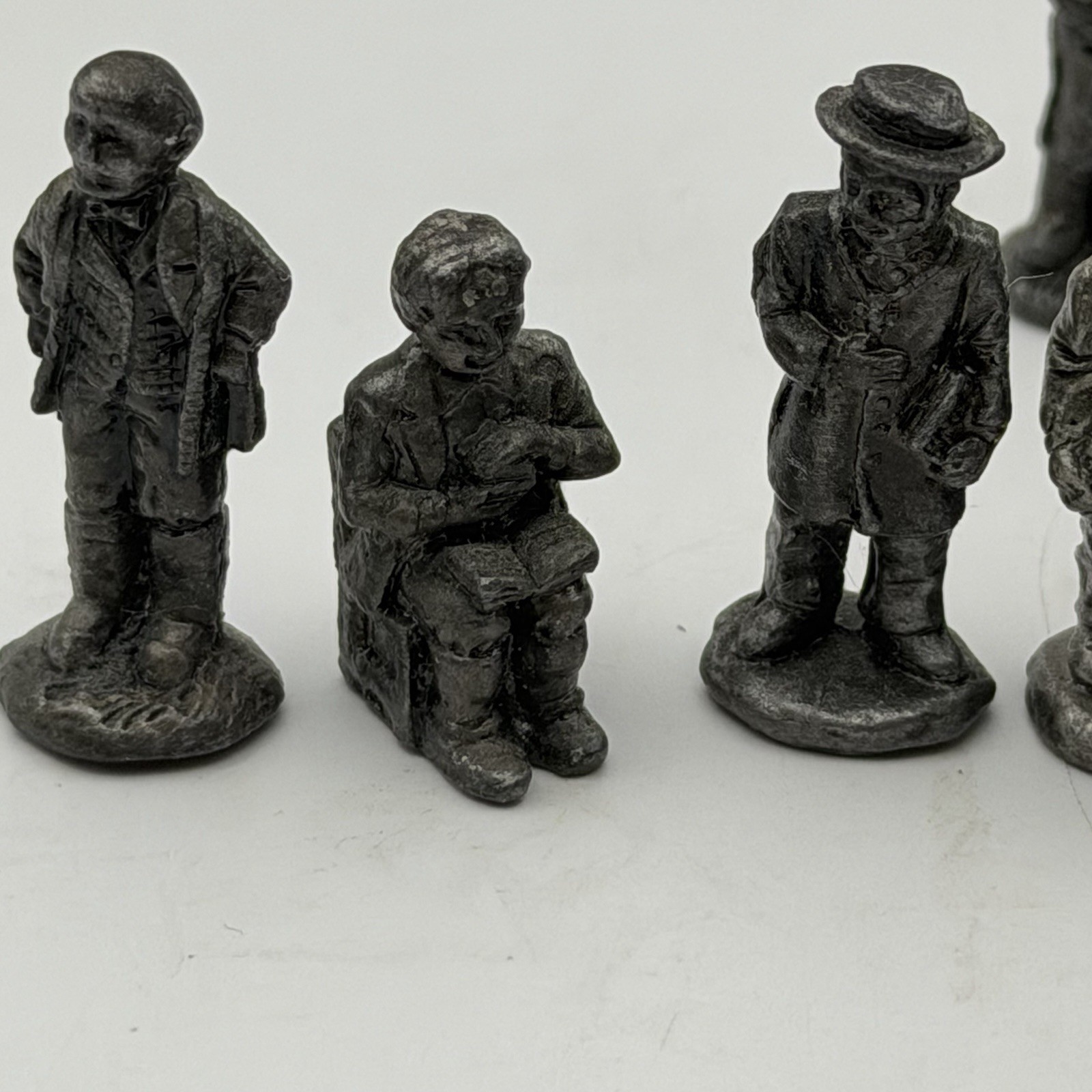 Vintage IRS China Miniature Victorian People Figures Lot of 17