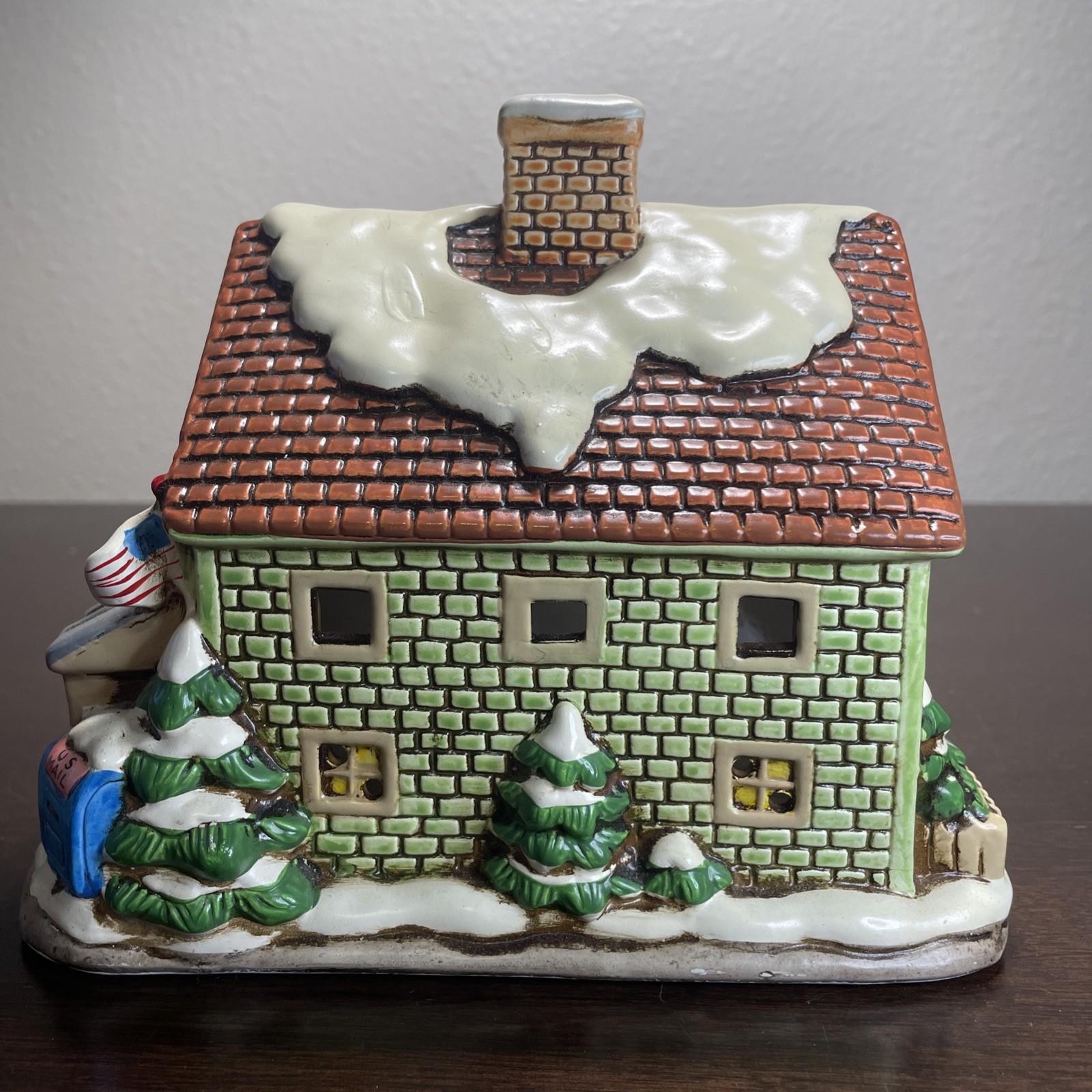 Lefton Colonial Village “Post Office” 06343 Byron Wood Vintage 1986 free ship