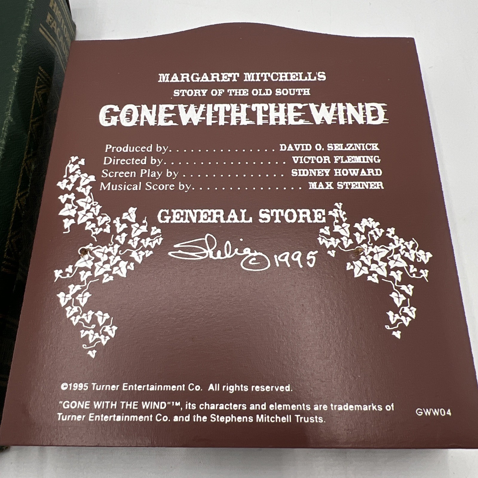 Sheila’s Gone With the Wind Frank Kennedy General Store Building Vintage 1995