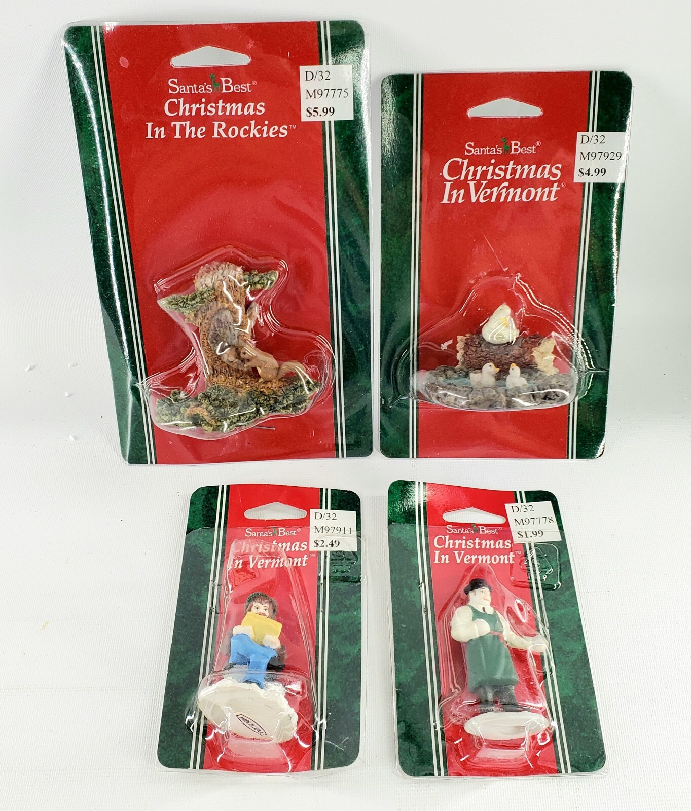Santa’s Best Christmas Village Accessory Christmas in Vermont/the Rockies