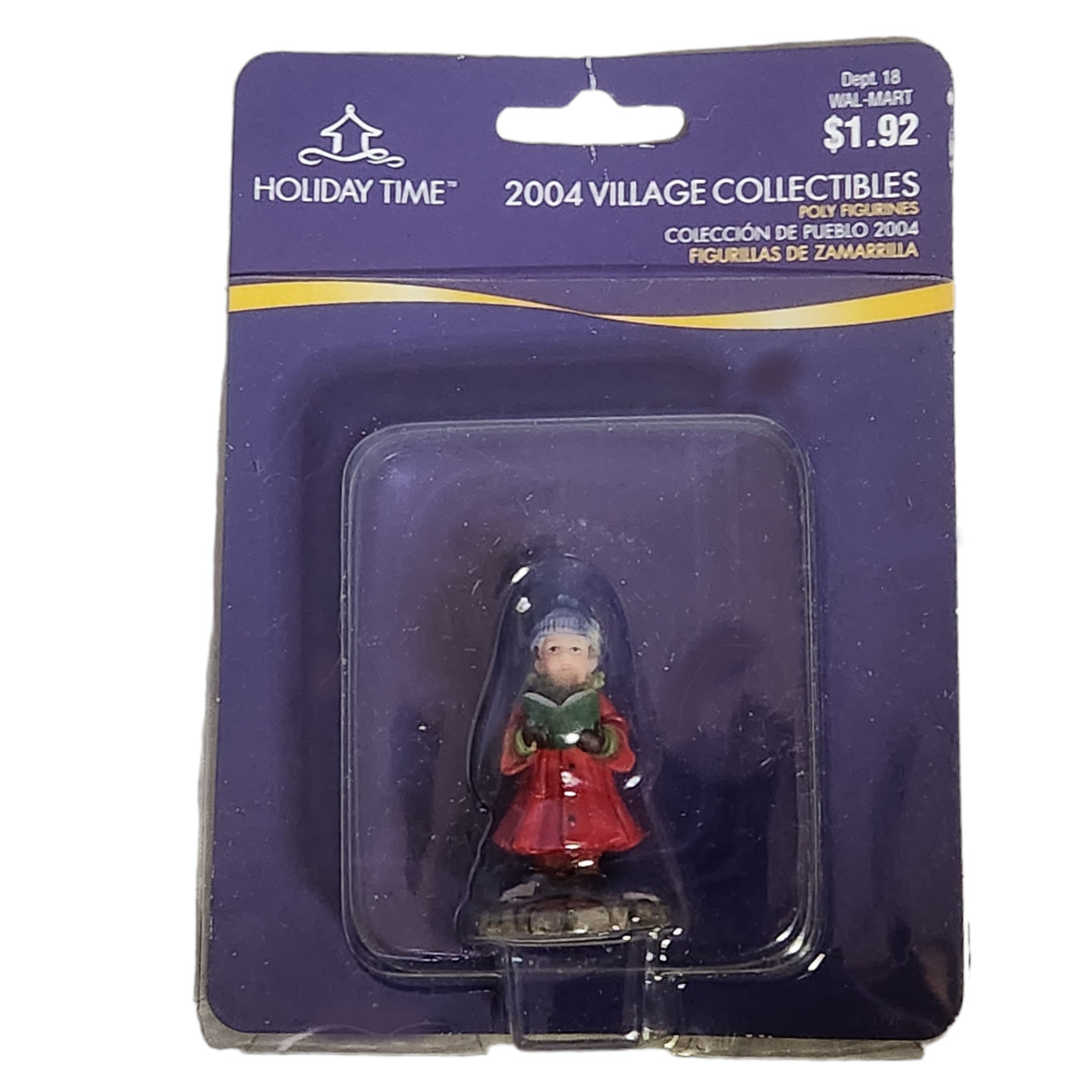 2004 Girl Caroler Figurine Holliday Time O’Well Village Collectibles K0331A