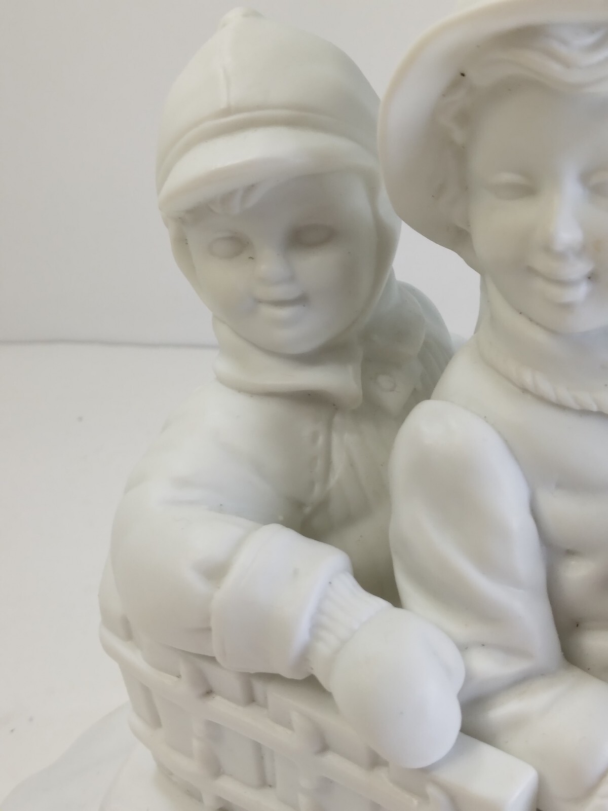 Dept 56 Christmas Winter Silhouette Sledding In The Snow White Figurine 78492