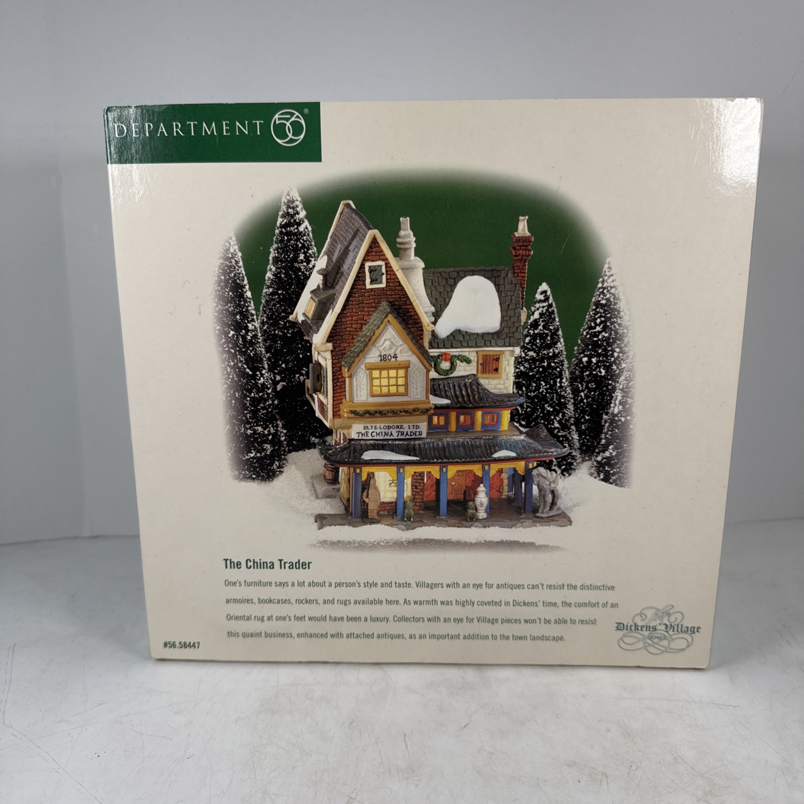 Department 56 Dickens Village Series The China Trader 58447 New