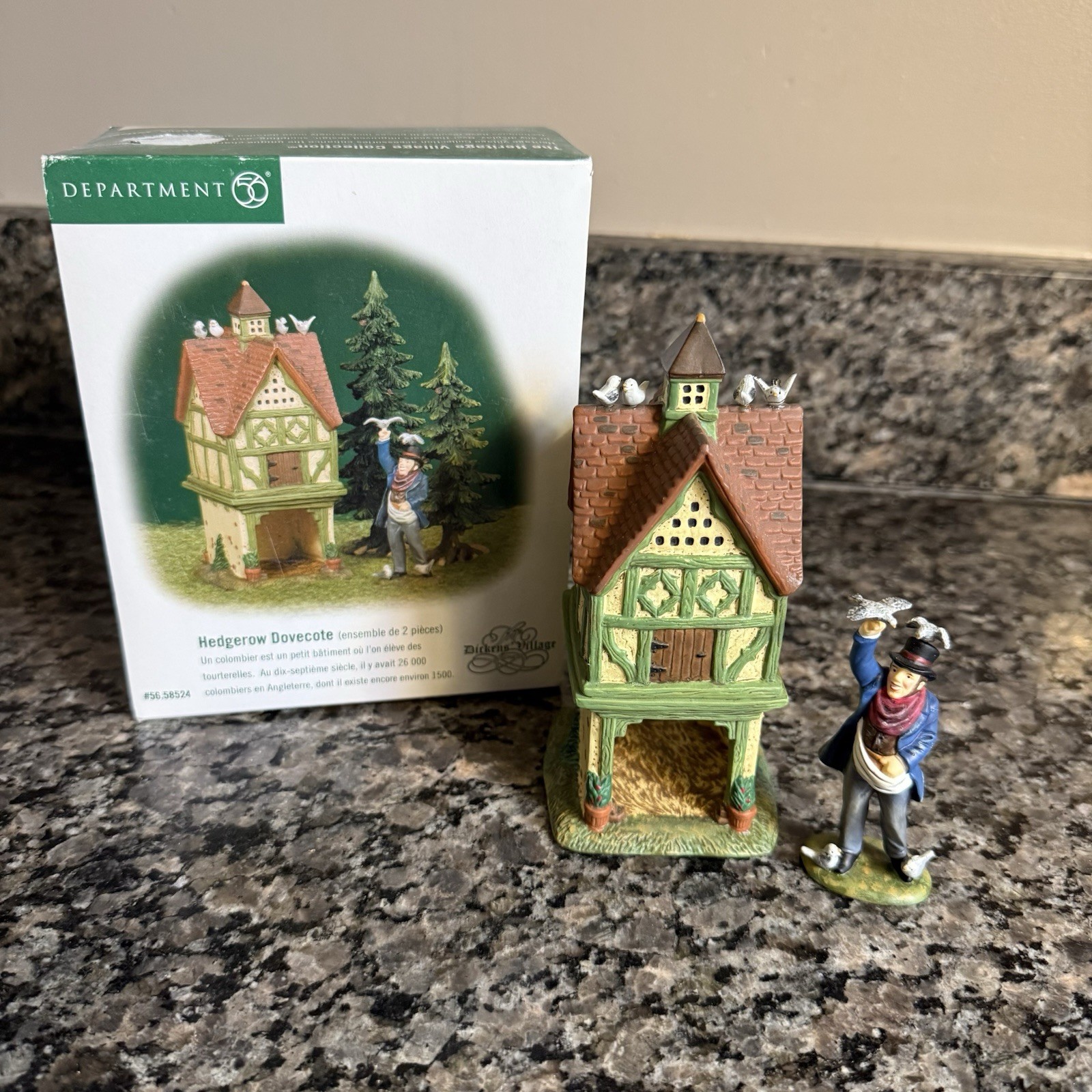 Vintage Dept 56 The Dickens Village Series The Hedgerow Dovecote # 56.58524