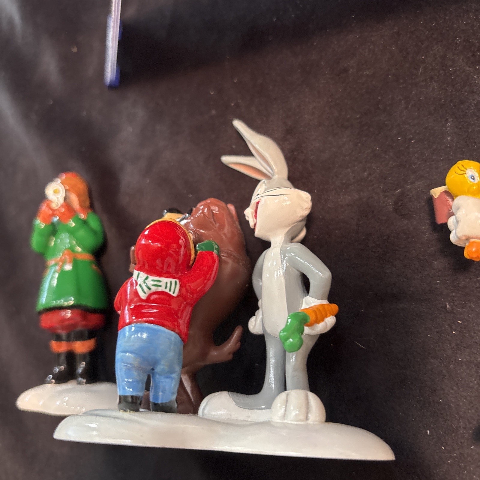 Department 56 Snow Village Looney Tunes Animation Film Festival Nice! Freeship!