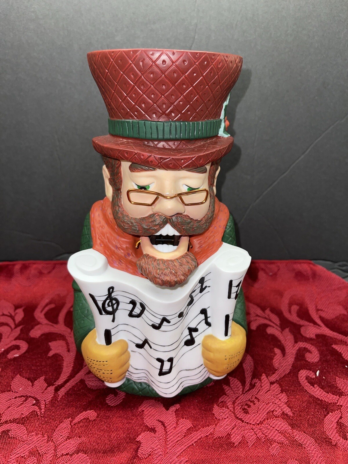 Dept 56 -9” Charles Dickens Candle Pillar Holder Heritage Village- Chip