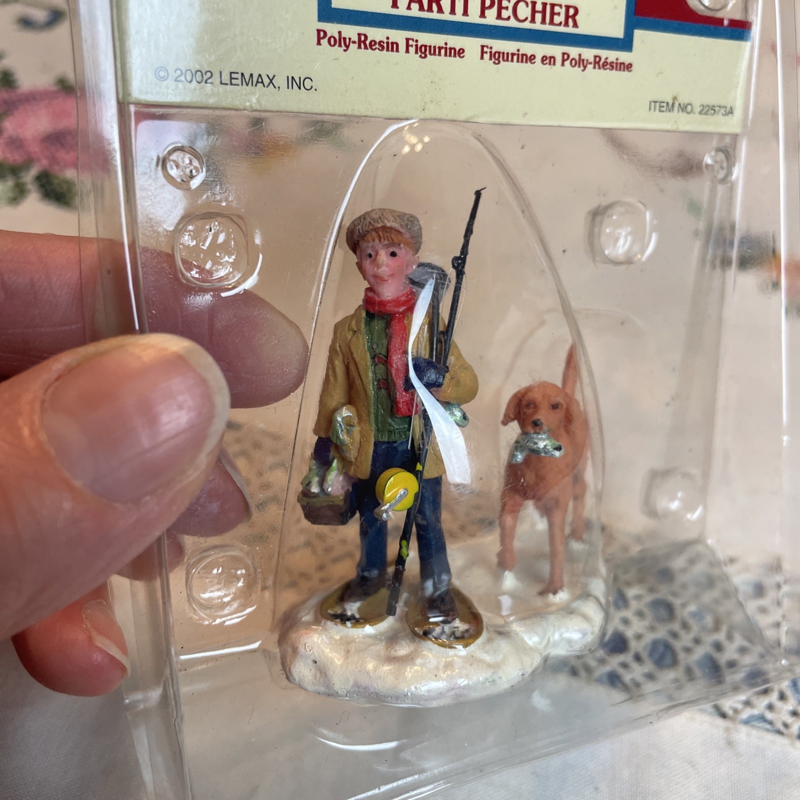 Lemax Gone Fishin’ Town Village Christmas Accessory #22573A RETIRED 2002