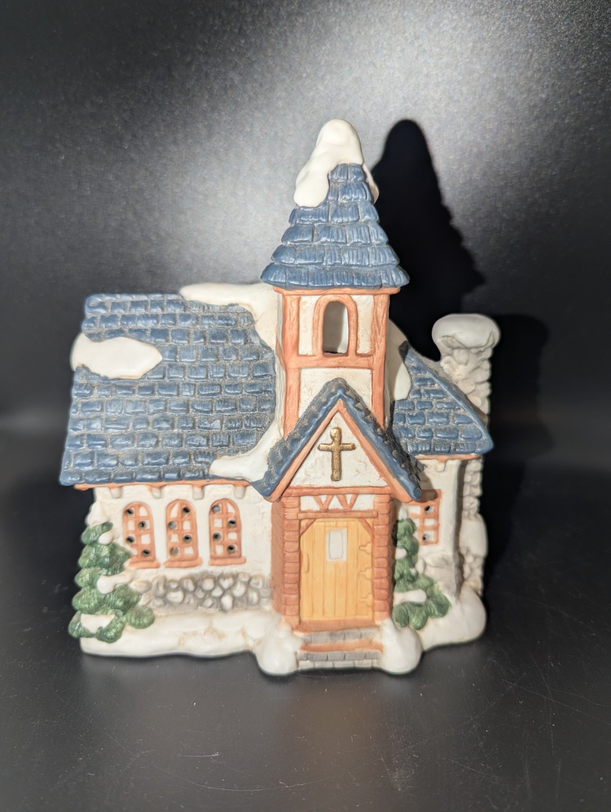Vintage Mercuries Victorian Village Christmas 1991 Church