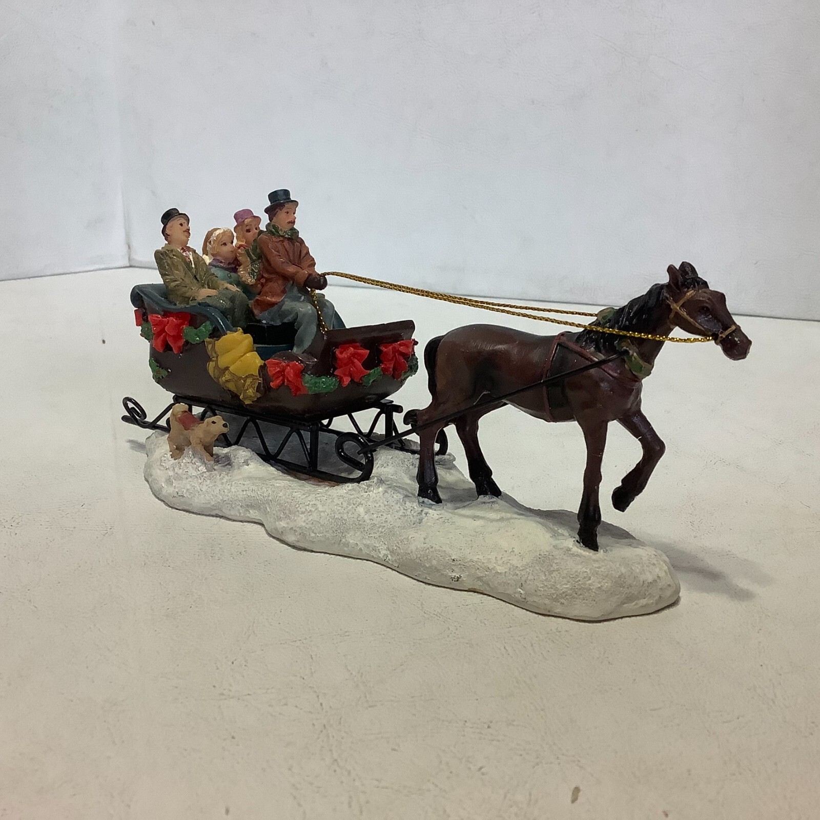 St Nicholas Square Sleigh Ride Christmas w/Box