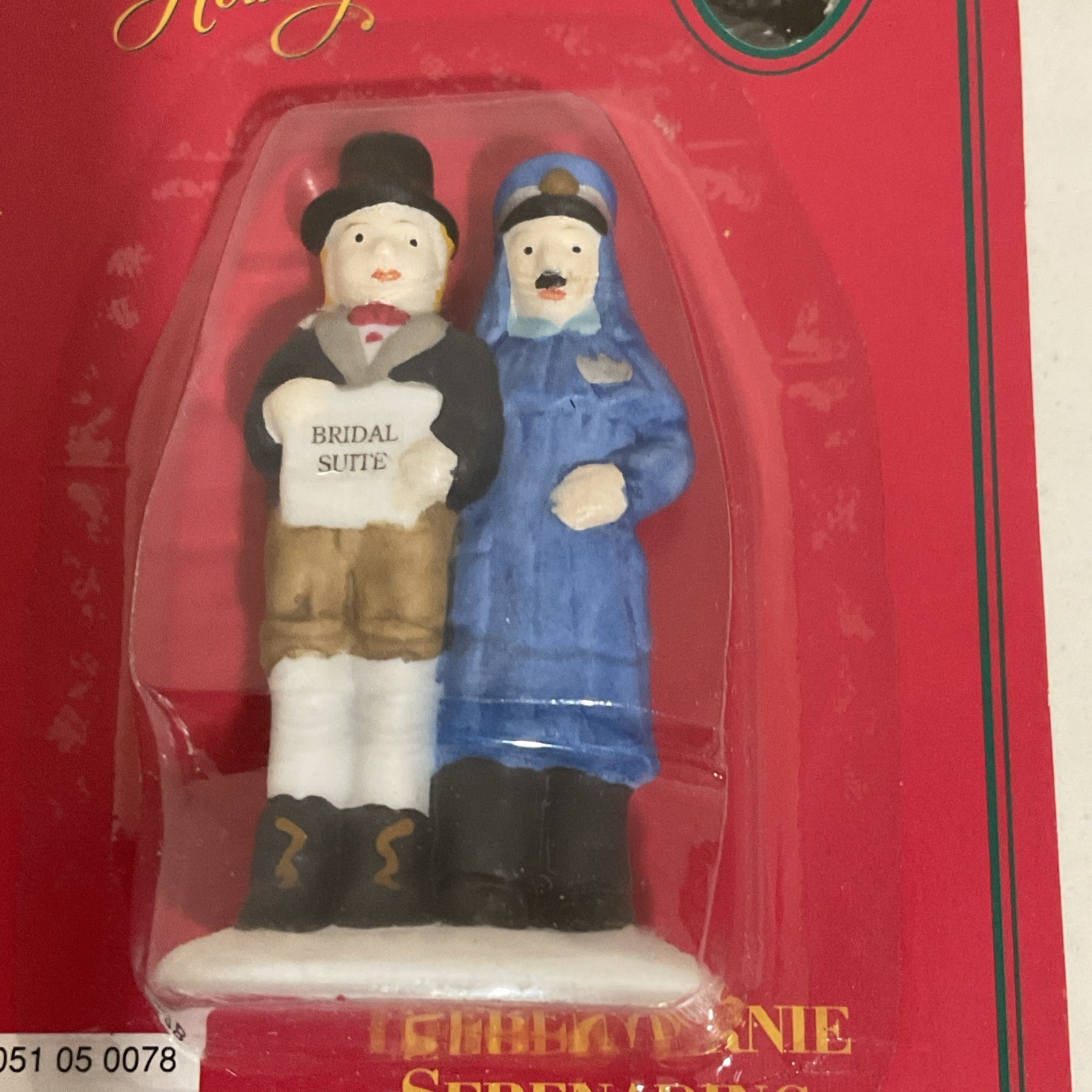 1997 It’s A Wonderful Life Bert & Ernie Serenading Porcelain Figurine New Sealed