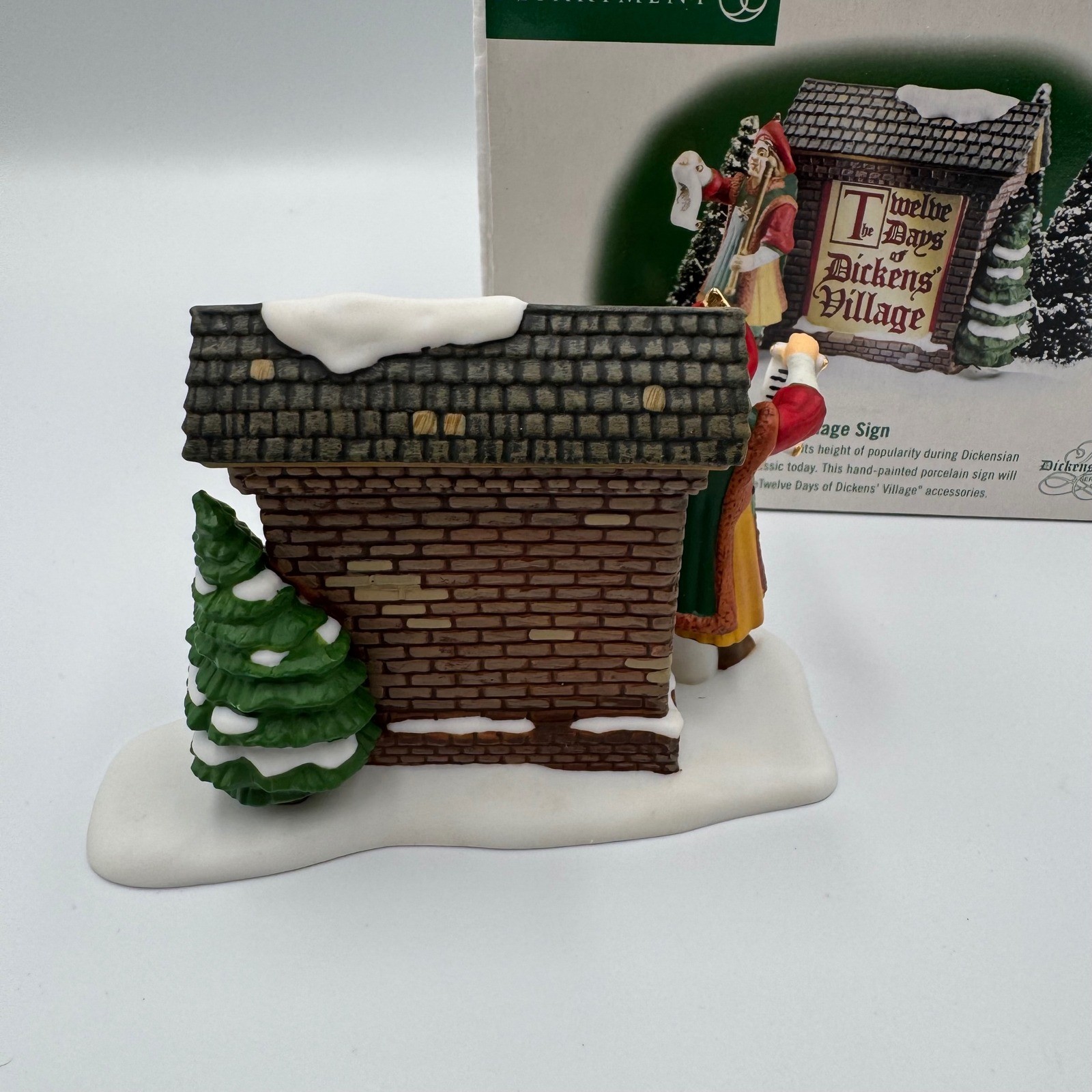 Department 56 Dickens Village Sign Accessory Multicolor 12 Days of Christmas