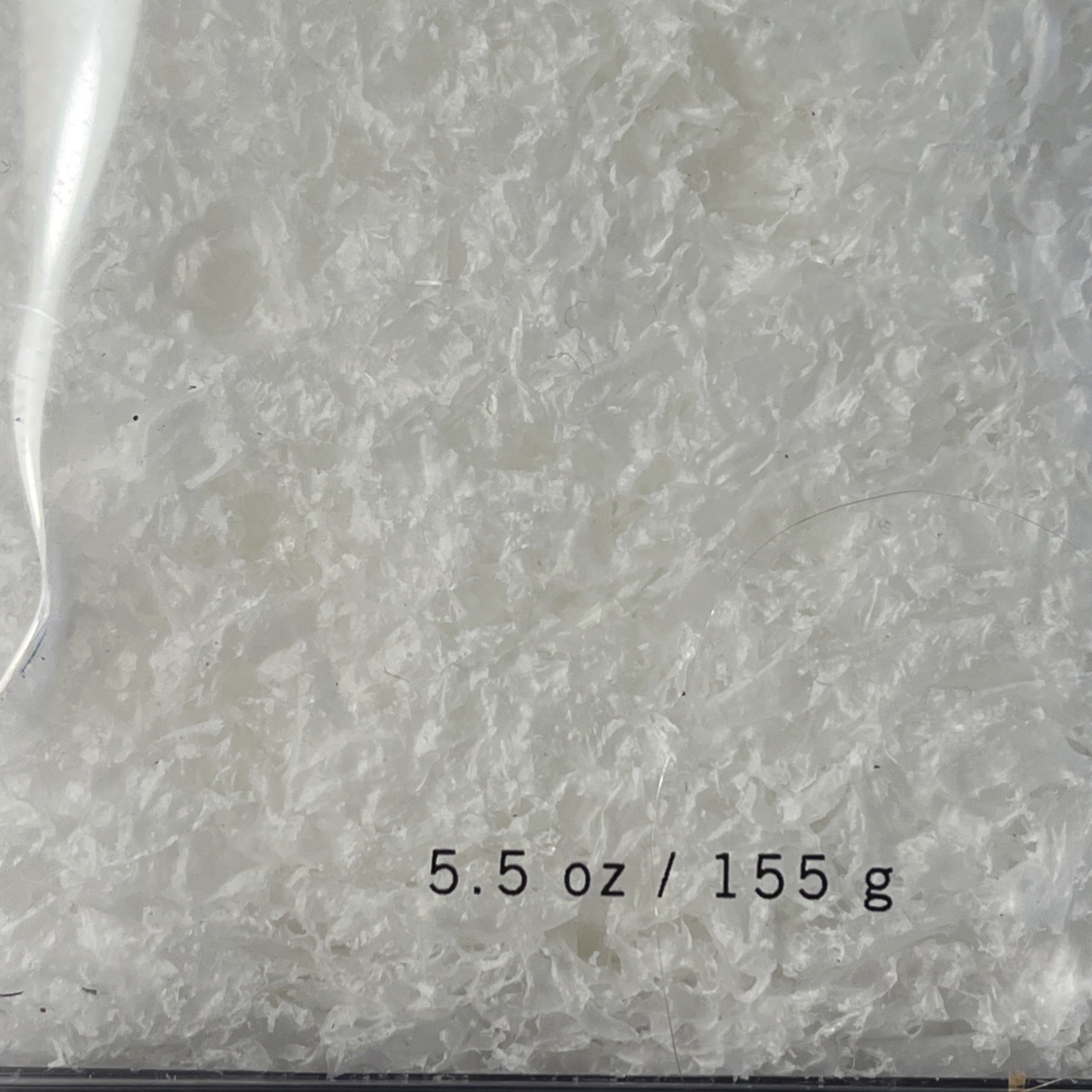 Pottery Barn Faux Snow 5.5 OZ White Open Top & Shake Christmas Holiday Village